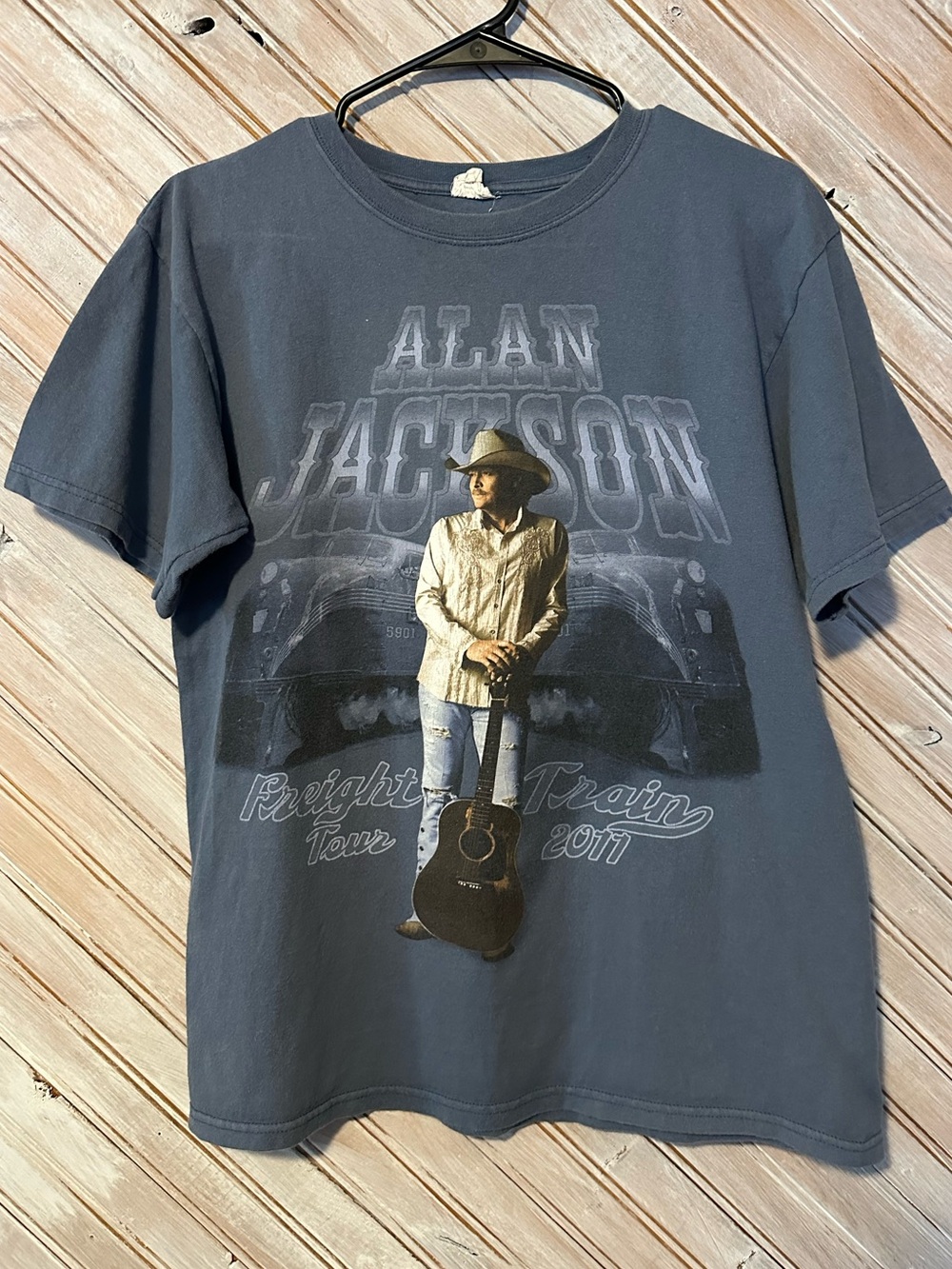 Alan Jackson Freight Train 2011 Graphic Tee - Black